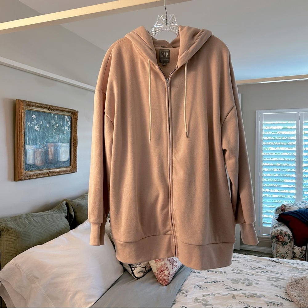 Oversized ballet pink sweatshirt